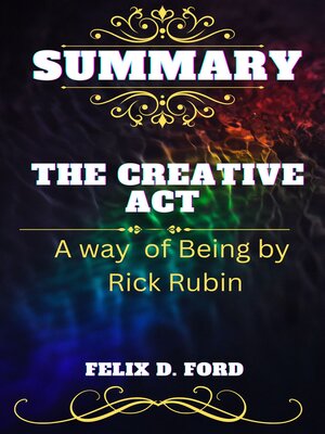 cover image of Summary of The Creative Act